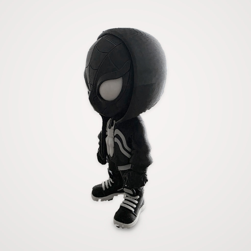 Symbiote Hoodie Spider Figure