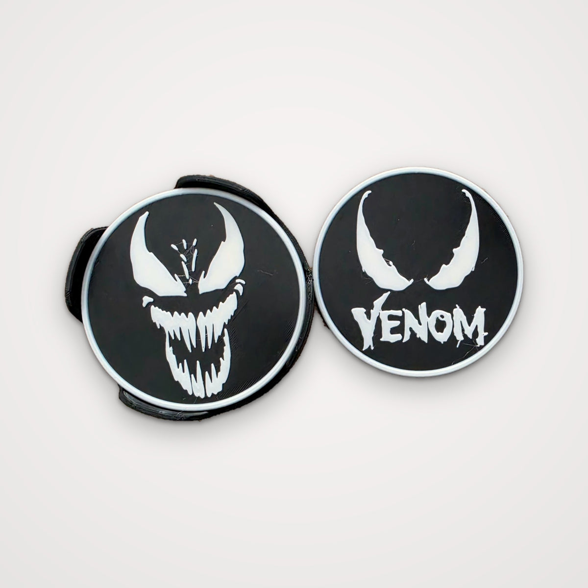 Venom Coaster Set (4 Coasters + Holder)